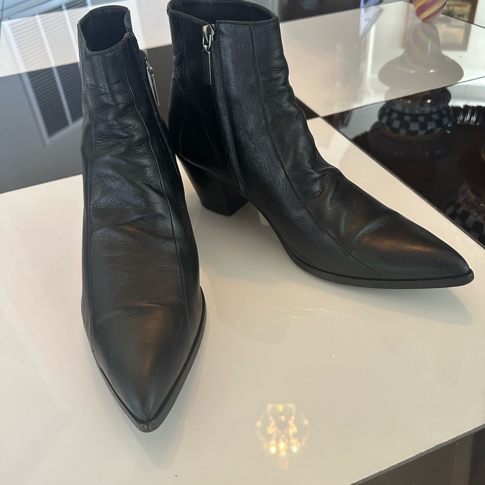 Saint Laurent Black Ankle Boots